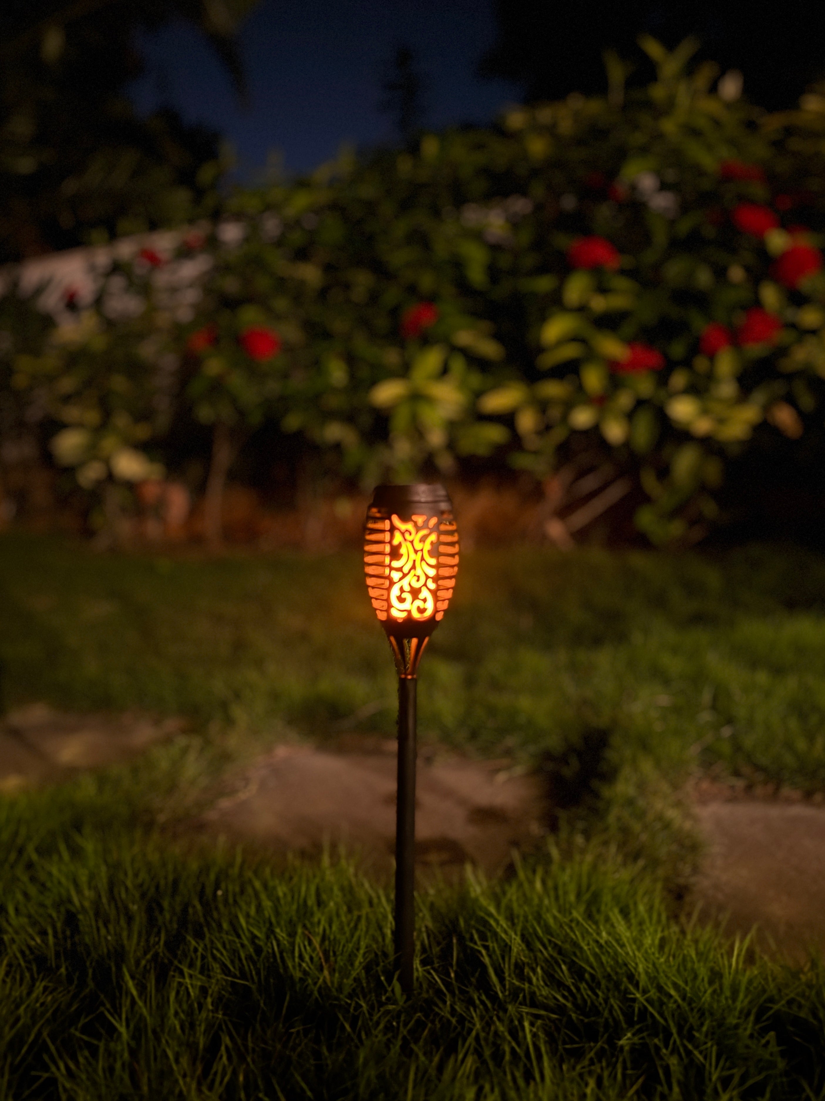 FlameGlow Solar Torch Lights